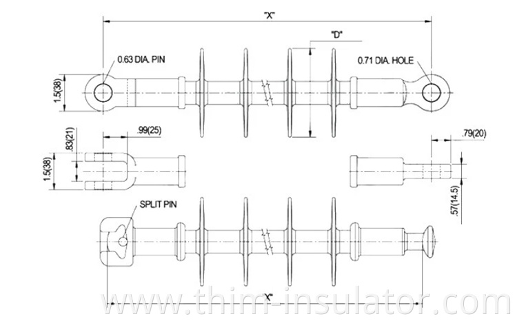 High Voltage Line Suspension Insulator